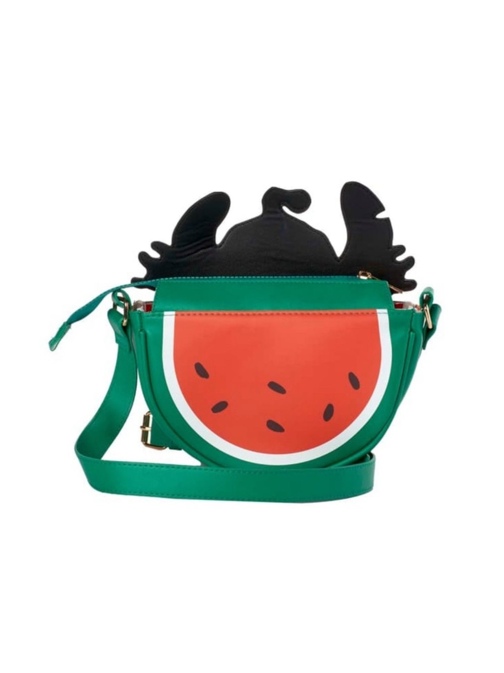 Stitch Watermelon Crossbody Bag for Kids - Green - Picture 3 of 3